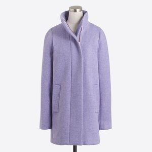 Lilac J. Crew factory city coat